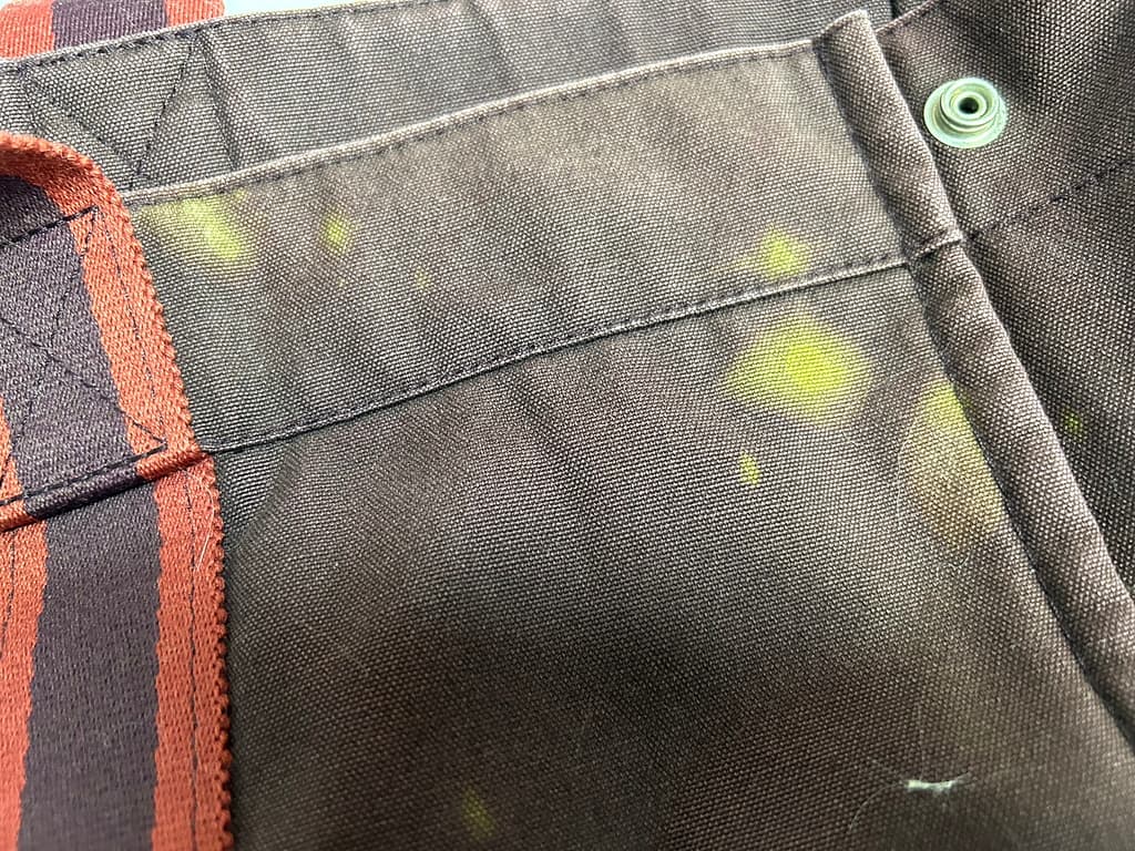 エルメス ブランドバッグ 激しい脱色 染色補正前 ㈱イウチ せんたく屋太郎