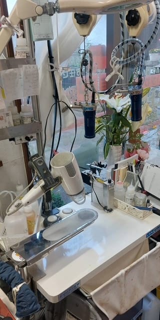 クリーニングプロショップ山口のしみ抜き設備