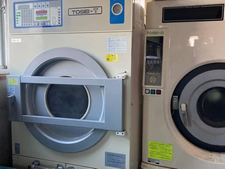 小池ドライクリーニング 業務用洗濯機 設備写真