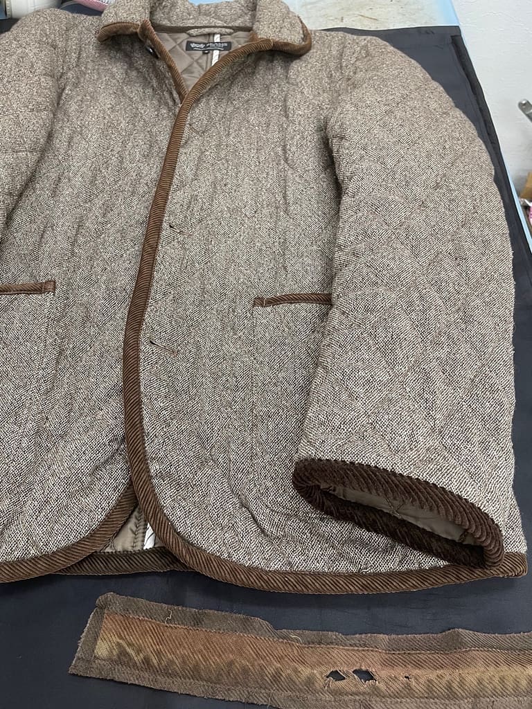 アイチャク284の丁寧な縫製作業