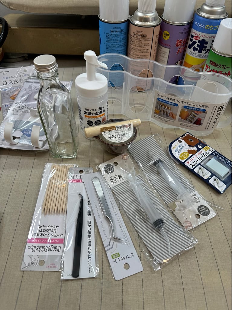 大丸クリーニング 作業に使用する専用道具(東京都世田谷区若林)