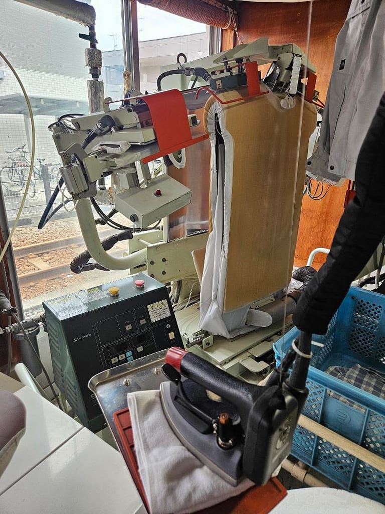 クリーニングジャブジャブ(愛媛県)作業場